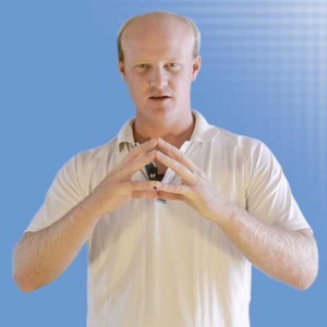 California Golf Schools Rotator Cuff golf exercise 1 static position